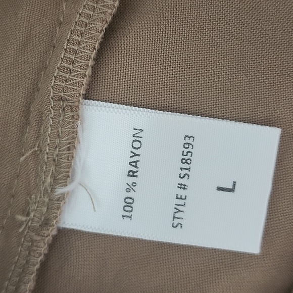 NWT MUSTARD SEED TIERED MINI SHIRT DRESS SIZE LARGE - Picture 8 of 12